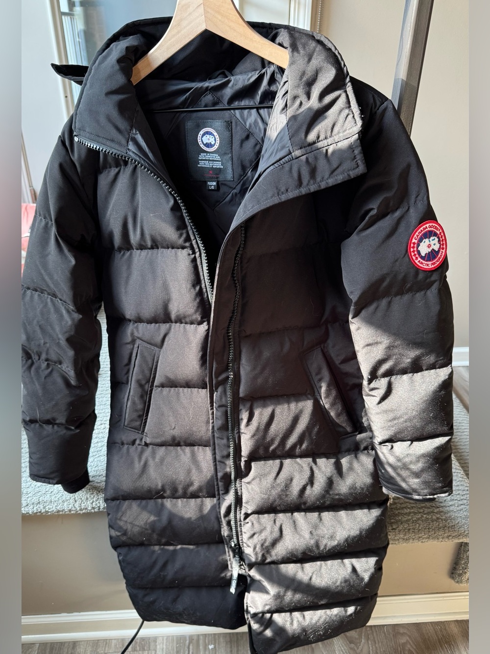 Canada Goose Black Long Puffer Coat - woman’s